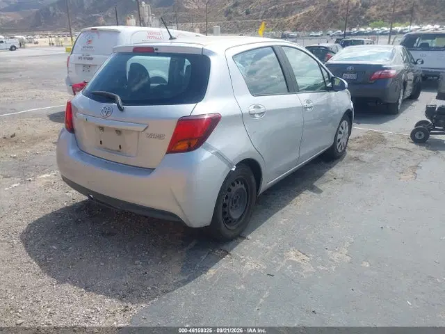 2015 Toyota YARIS L VIN VNKKTUD39FA016011 фото 4