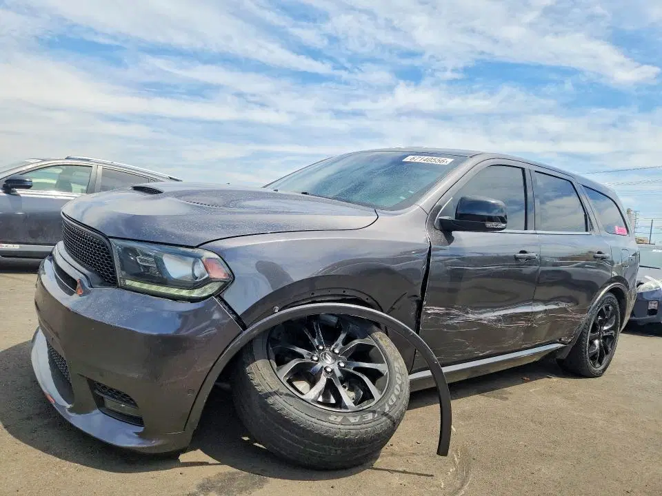 1C4SDHCT0KC647579 — 2019 Dodge Durango, Передняя часть, фото до ремонта