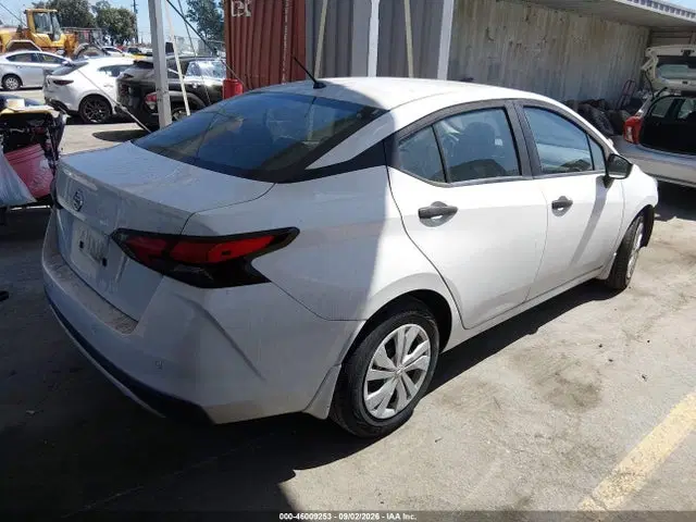 2022 Nissan Versa 1.6 S Xtronic Cvt VIN 3N1CN8DV4NL832473 фото 4