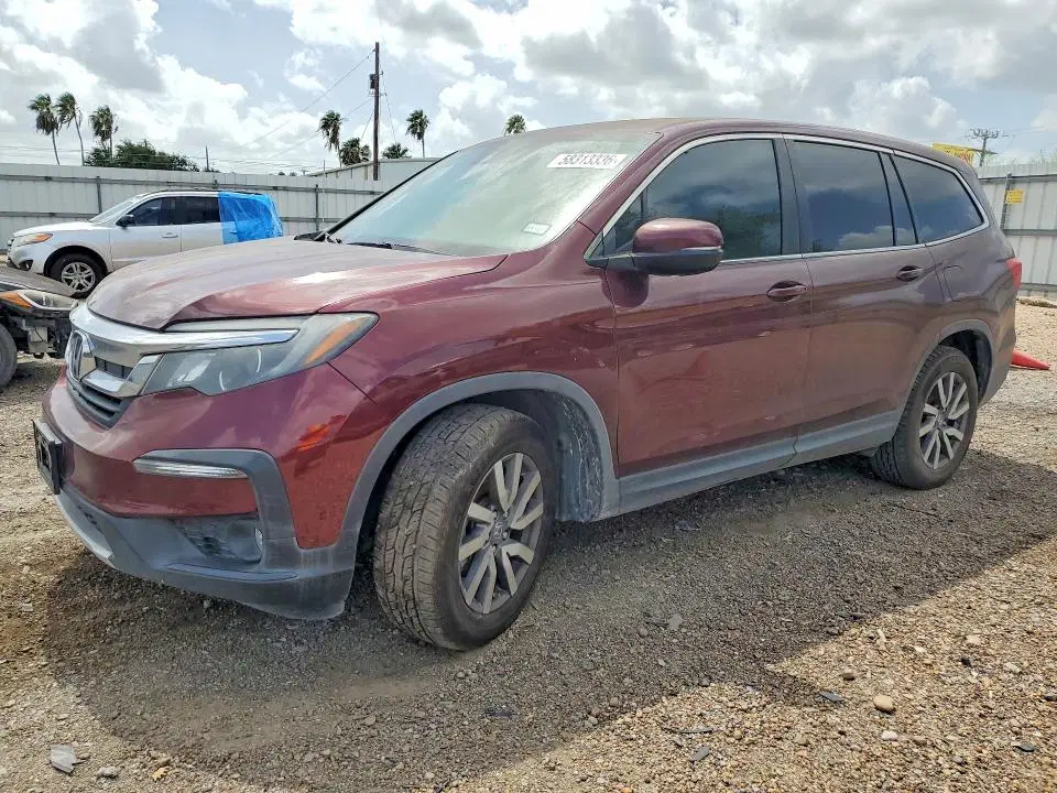 5FNYF5H34MB044619 — 2021 Honda Pilot, Передняя часть, фото до ремонта
