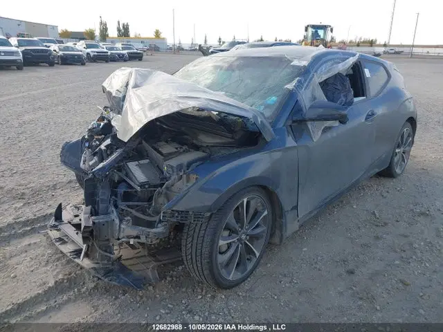 2019 Hyundai Veloster 2.0 Gl VIN KMHTG6AF3KU020121 фото 2