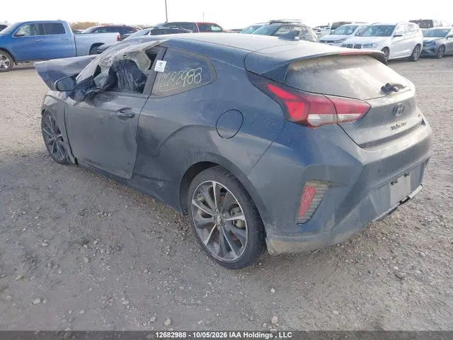 2019 Hyundai Veloster 2.0 Gl VIN KMHTG6AF3KU020121 фото 3