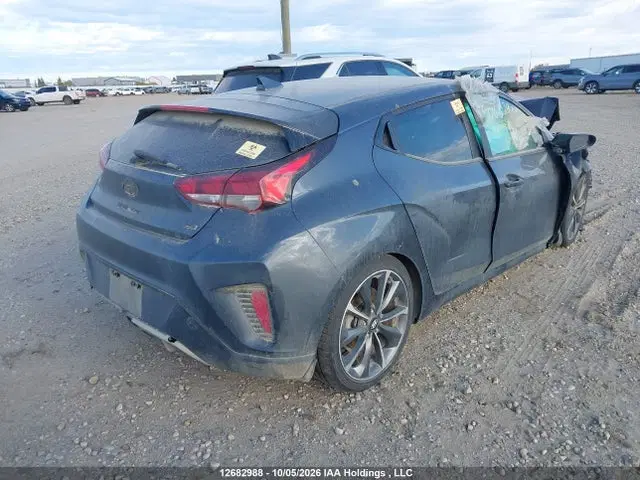 2019 Hyundai Veloster 2.0 Gl VIN KMHTG6AF3KU020121 фото 4