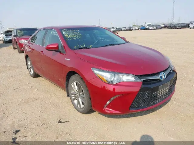 4T1BD1FK4HU228207 — 2017 Toyota Camry Hybrid SE, Передняя часть, фото до ремонта