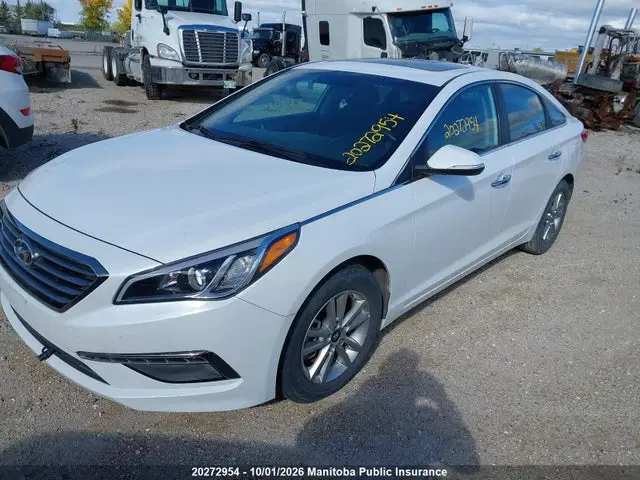 2016 Hyundai SONATA GLS VIN 5NPE24AF1GH293723 фото 2