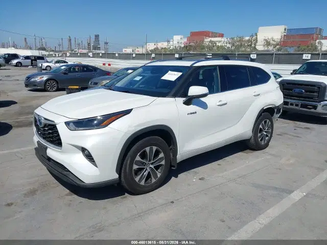 2021 Toyota Highlander Hybrid Xle VIN 5TDHARAH0MS009891 фото 2
