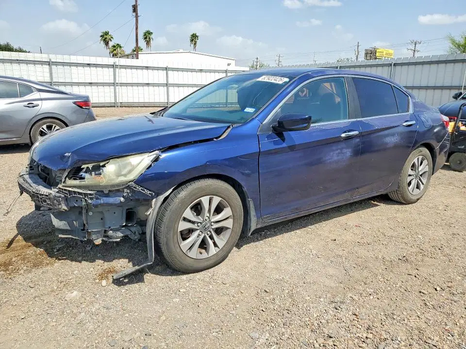 1HGCR2F37DA142797 — 2013 Honda Accord, Передняя часть, фото до ремонта