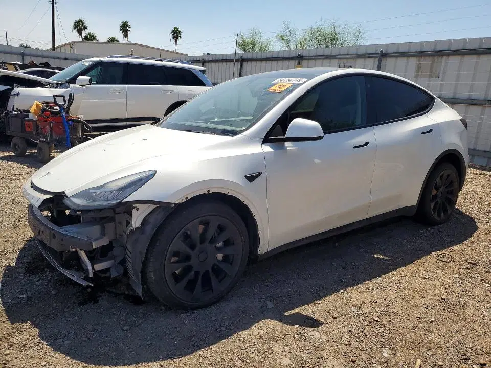 2022 TESLA MODEL Y VIN 7SAYGDEE6NA010454 фото 2