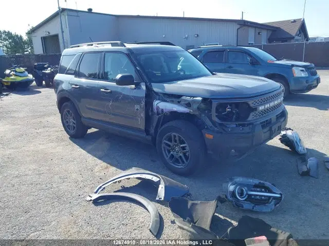 3FMCR9BNXSRE01618 — 2025 Ford Bronco Sport, передняя часть, фото до ремонта