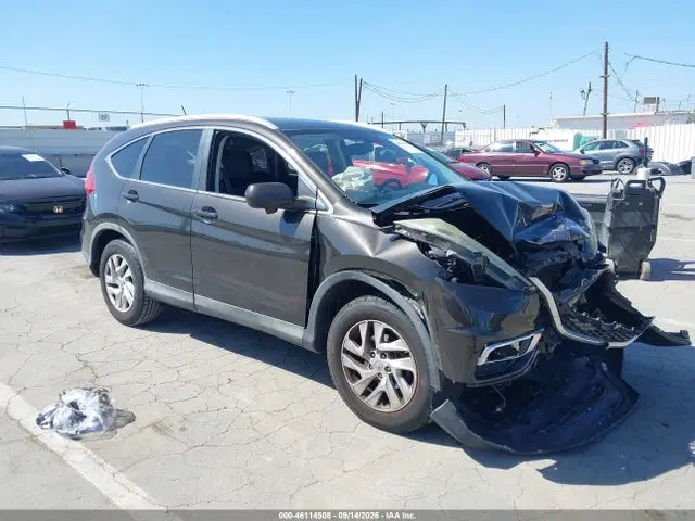 2HKRM4H79GH635560 — 2016 Honda CR-V EX-L, Передняя часть, фото до ремонта