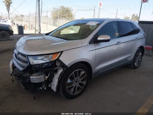 2015 Ford Edge Titanium VIN 2FMPK4K89FBC14992 фото 2