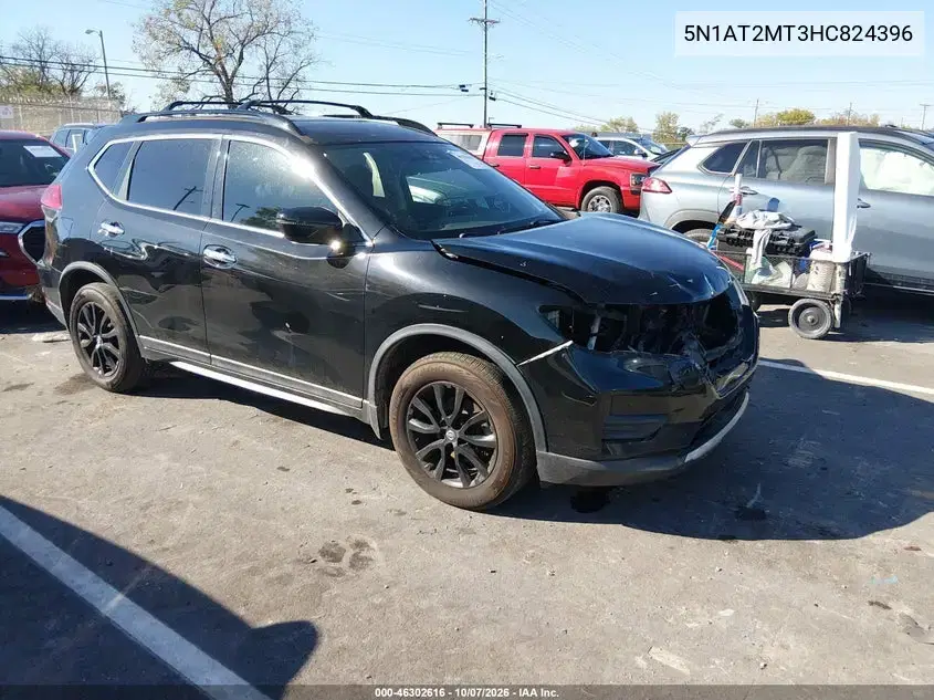 2017 Nissan Rogue Sv VIN 5N1AT2MT3HC824396 фото 2