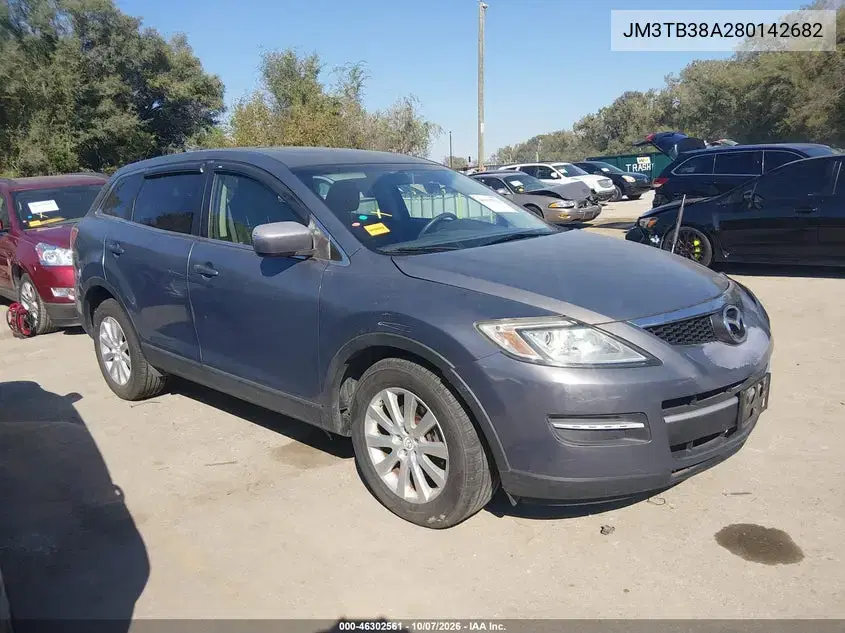 JM3TB38A280142682 — 2008 Mazda CX-9, Левая сторона, фото до ремонта