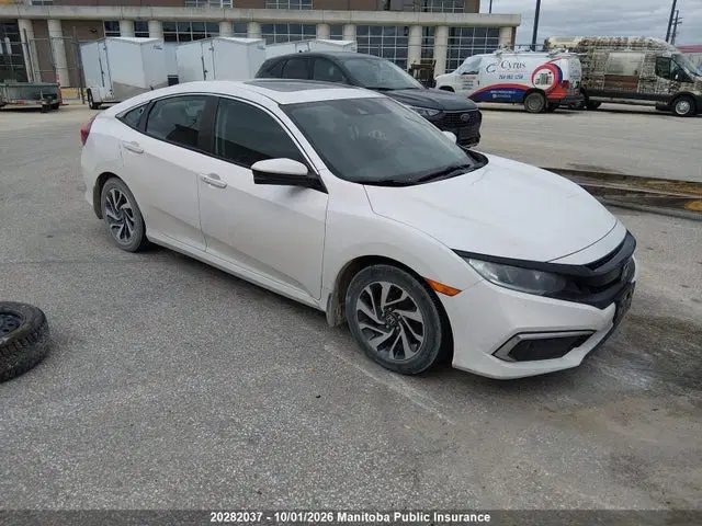 2HGFC2F70KH014580 — 2019 Honda Civic EX, Град, фото до ремонта