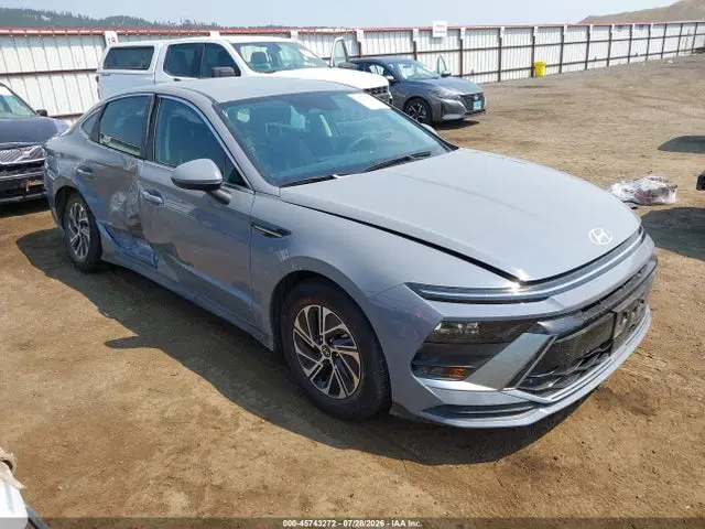 KMHL24JJ1TA167144 — 2026 Hyundai Sonata Hybrid Blue, Правый бок (Right Side), фото до ремонта