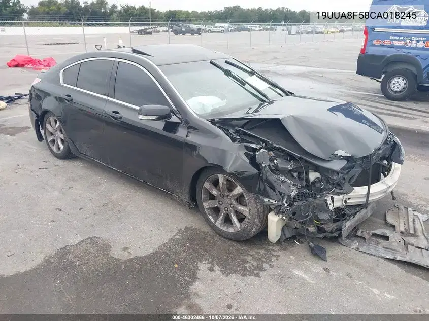 2012 Acura Tl 3.5 VIN 19UUA8F58CA018245 фото 2