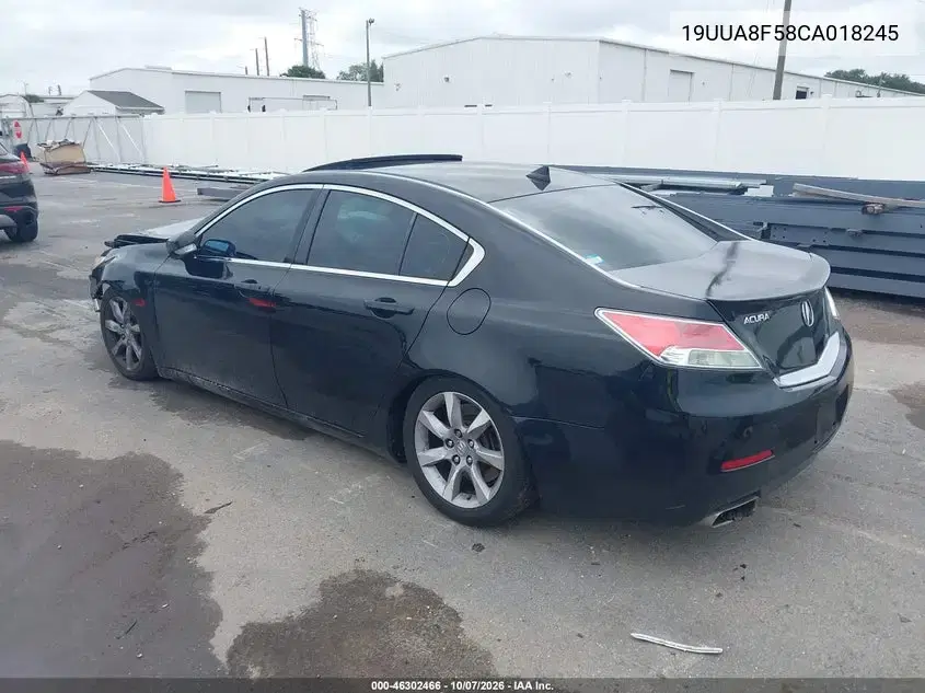 2012 Acura Tl 3.5 VIN 19UUA8F58CA018245 фото 4