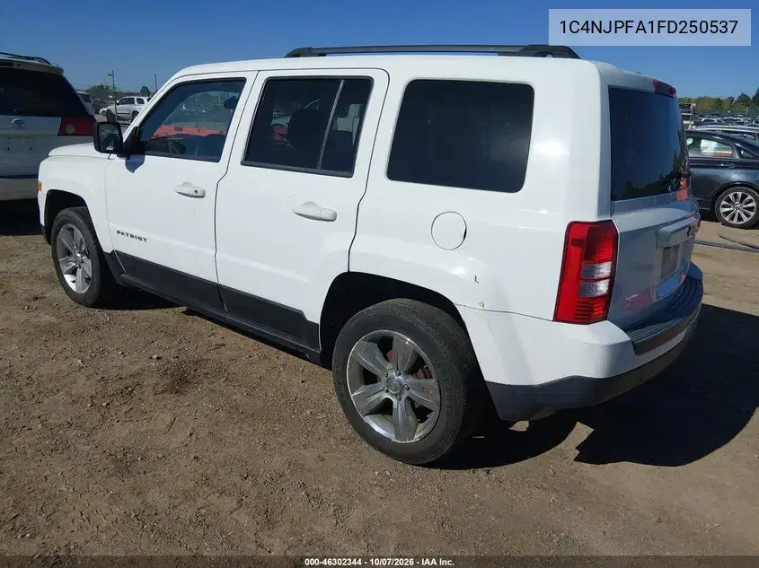 2015 Jeep Patriot Latitude VIN 1C4NJPFA1FD250537 фото 4
