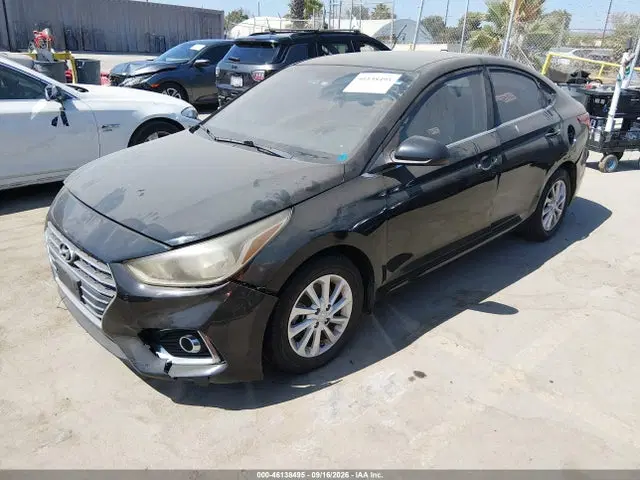 2019 Hyundai Accent Sel VIN 3KPC24A3XKE088170 фото 2