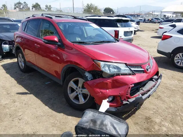 JTMWFREV2EJ007390 — 2014 Toyota RAV4 XLE, Right Front, фото до ремонта