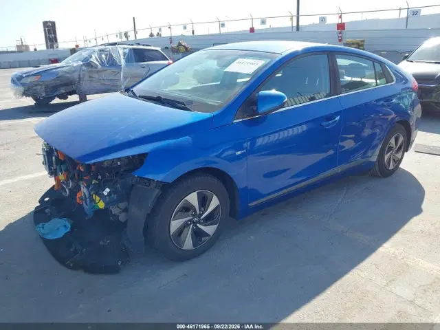 2017 Hyundai Ioniq Hybrid Sel VIN KMHC75LC7HU057176 фото 2