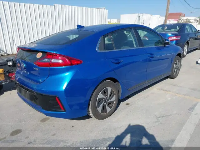 2017 Hyundai Ioniq Hybrid Sel VIN KMHC75LC7HU057176 фото 4