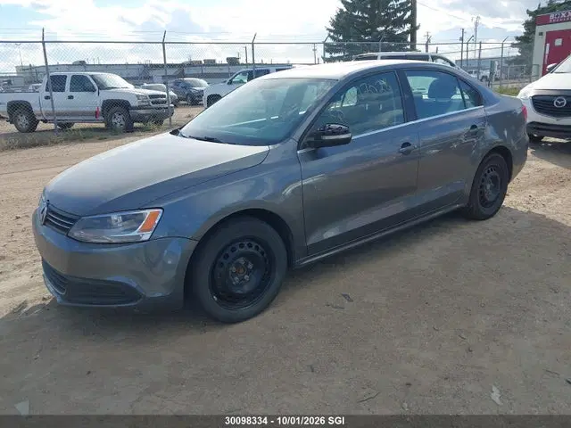 2014 Volkswagen JETTA SE VIN 3VWD07AJXEM400893 фото 2