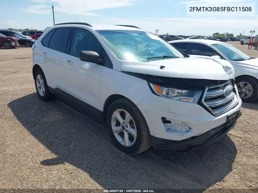 2FMTK3G85FBC11508 — 2015 Ford Edge, передняя часть, фото до ремонта