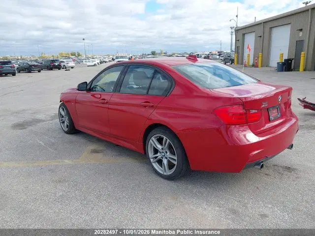 2014 BMW 335i Xdrive VIN WBA3B9C58EP458416 фото 3