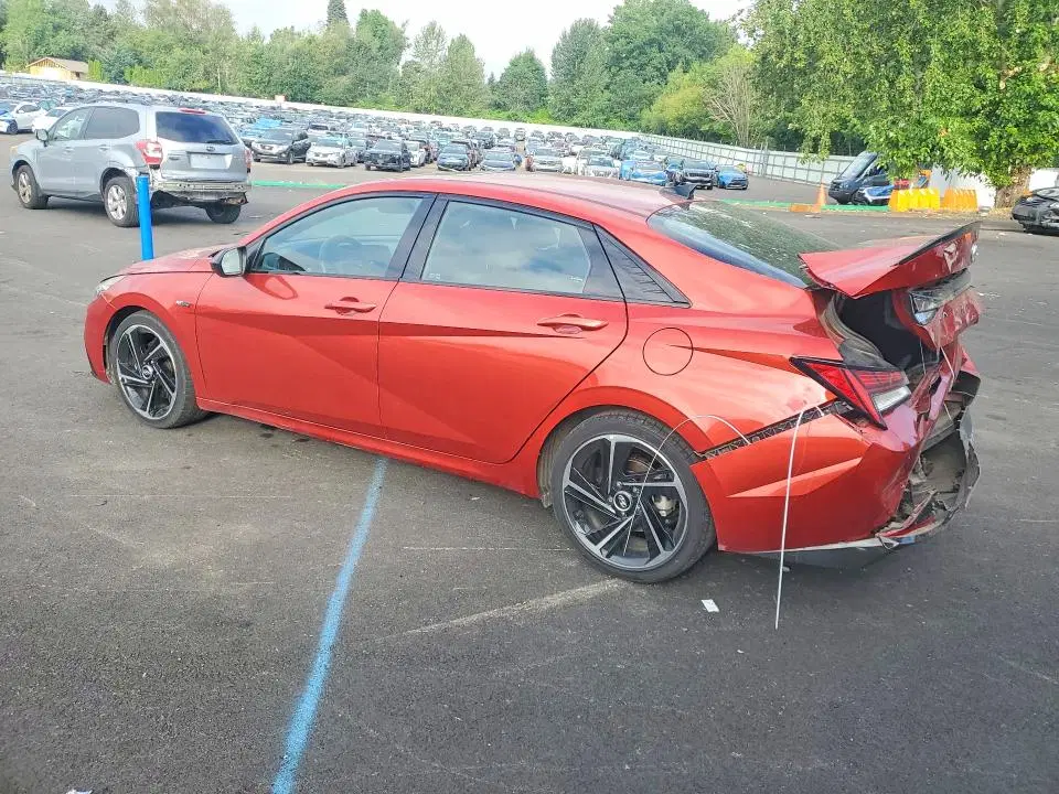 2021 Hyundai Elantra VIN KMHLR4AF0MU153372 фото 2