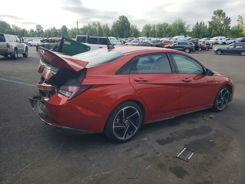 2021 Hyundai Elantra VIN KMHLR4AF0MU153372 фото 3