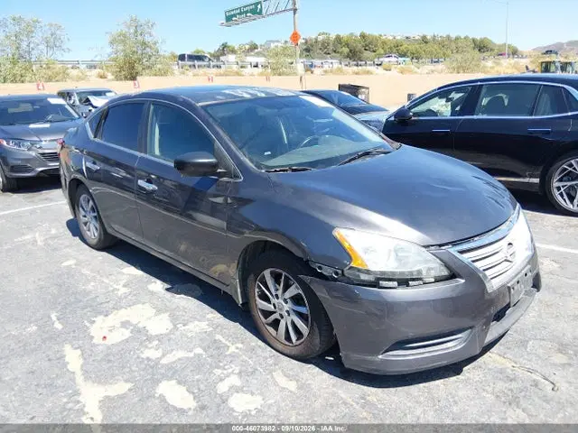 3N1AB7AP8FY235329 — 2015 Nissan Sentra SV, Left Front, фото до ремонта