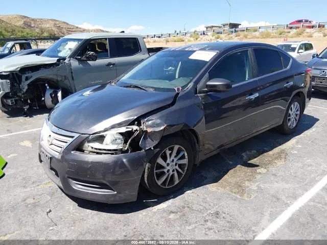 2015 Nissan SENTRA SV VIN 3N1AB7AP8FY235329 фото 2