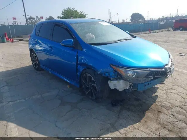 JTNKARJE4GJ506970 — 2016 Scion IM, Theft, фото до ремонта