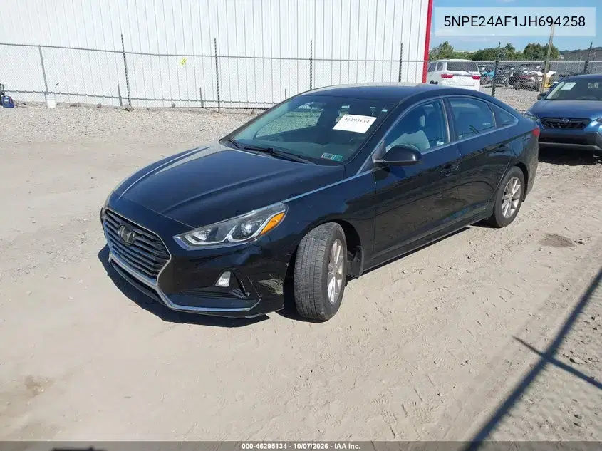 2018 Hyundai Sonata Se VIN 5NPE24AF1JH694258 фото 3