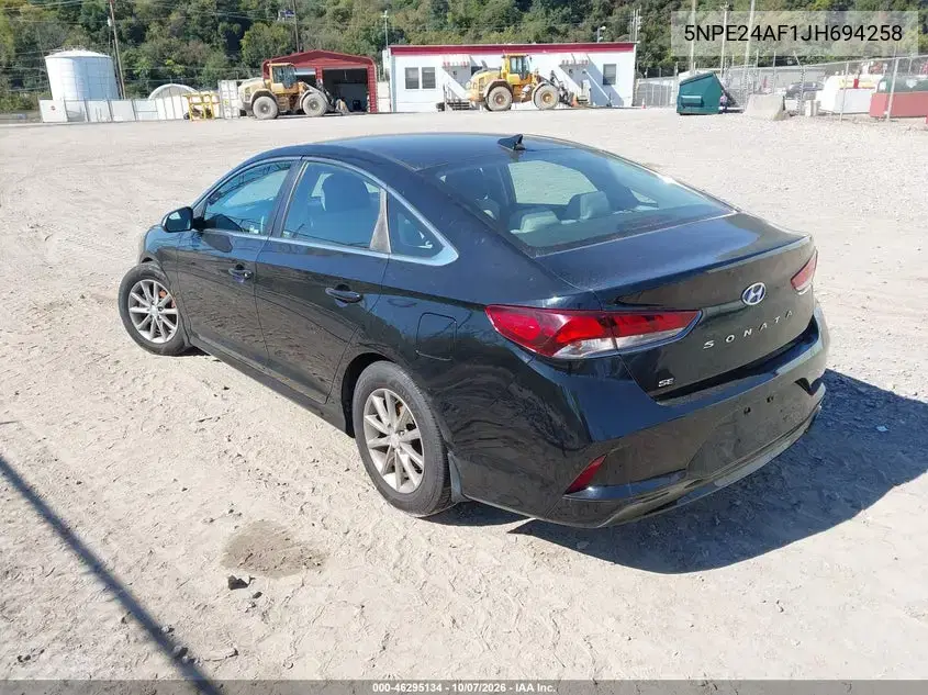 2018 Hyundai Sonata Se VIN 5NPE24AF1JH694258 фото 4