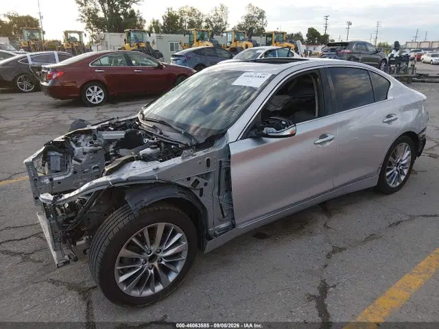 2019 Infiniti Q50 3.0t Luxe VIN JN1EV7AP4KM517862 фото 2