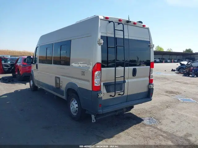 2017 RAM Promaster 2500 High Roof 159 Wb VIN 3C6TRVDG9HE507433 фото 3