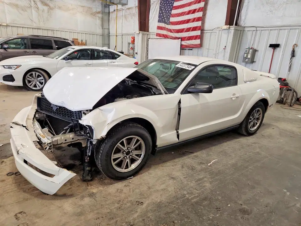 1ZVFT80N155175764 — 2005 Ford Mustang, FRONT END, фото до ремонта