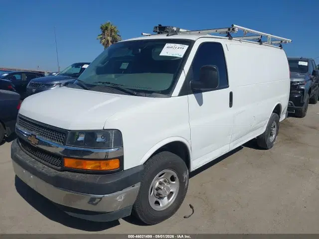 2022 Chevrolet Express Cargo Rwd 2500 Regular Wheelbase Wt VIN 1GCWGAF76N1182434 фото 2