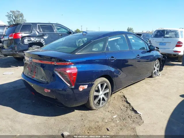 2017 Toyota Mirai VIN JTDBVRBD0HA002819 фото 4