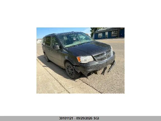 2C4RDGBG9HR742381 — 2017 Dodge Grand Caravan SE, Front, фото до ремонта