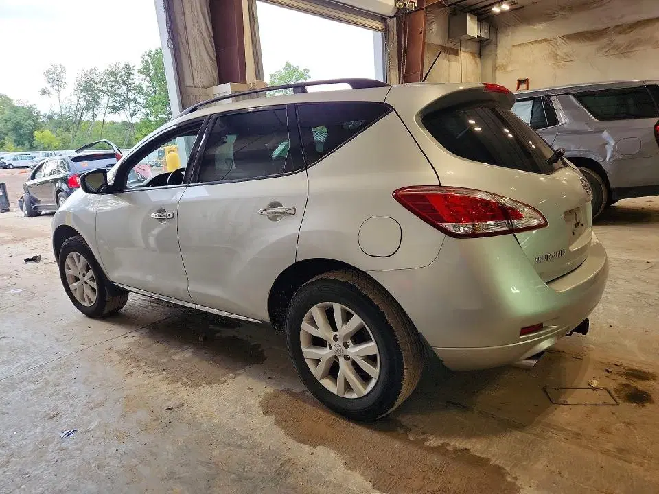 2012 NISSAN MURANO VIN JN8AZ1MW2CW236556 фото 2