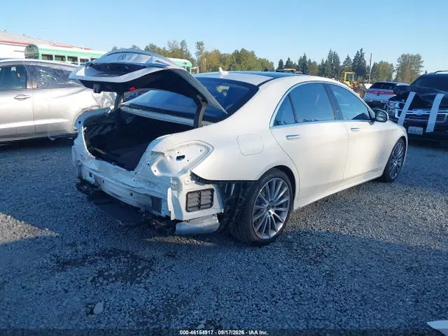 2020 Mercedes-Benz S 560 4matic VIN W1KUG8GB9LA531429 фото 4