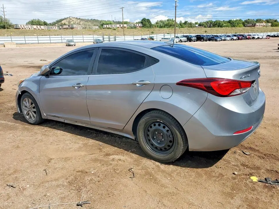 2015 Hyundai Elantra VIN 5NPDH4AE1FH597084 фото 2