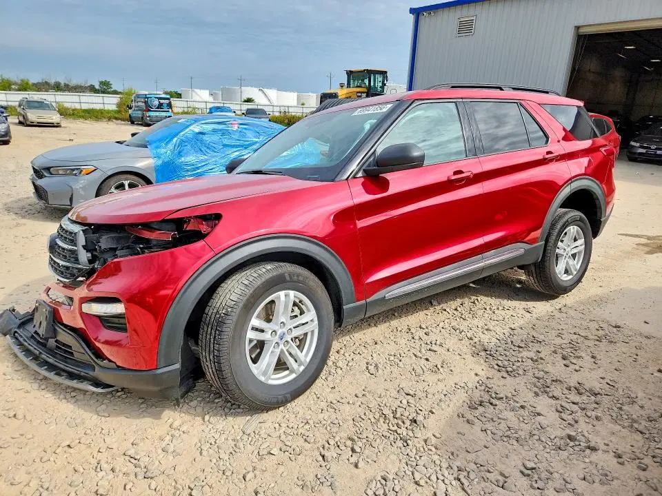 1FMSK8DH0MGB41404 — 2021 Ford Explorer, Передняя часть (Front End), фото до ремонта