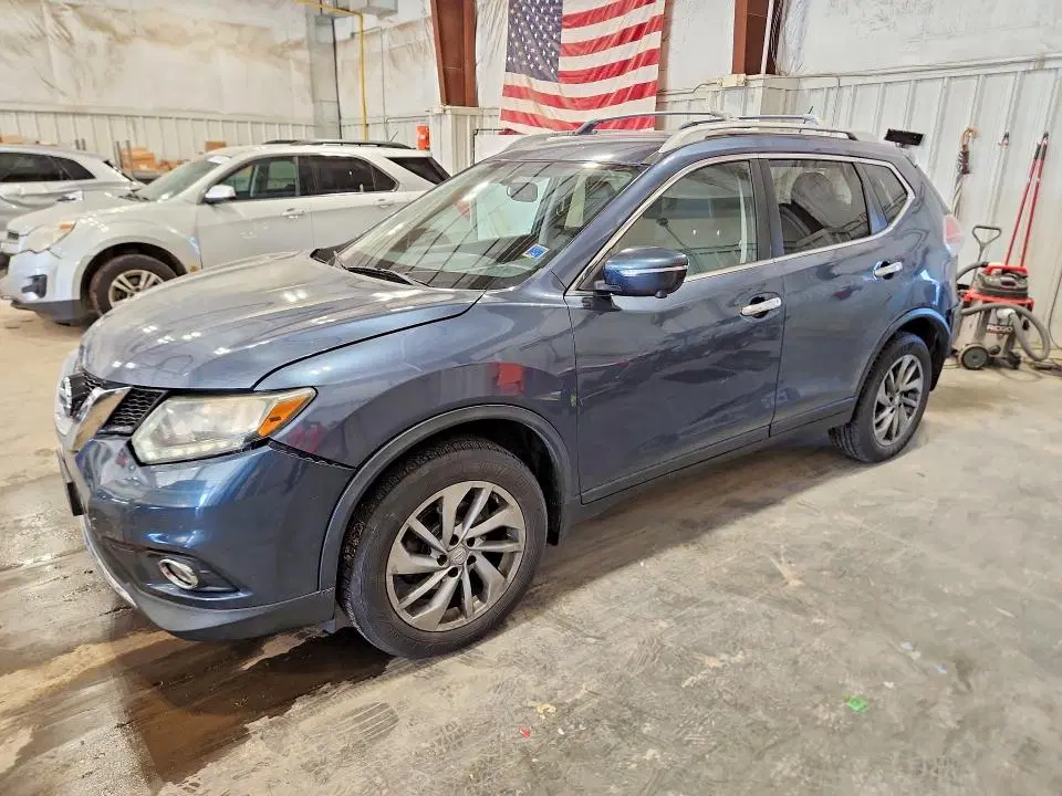 5N1AT2MV2EC784647 — 2014 Nissan Rogue, Задняя часть (Rear End), фото до ремонта
