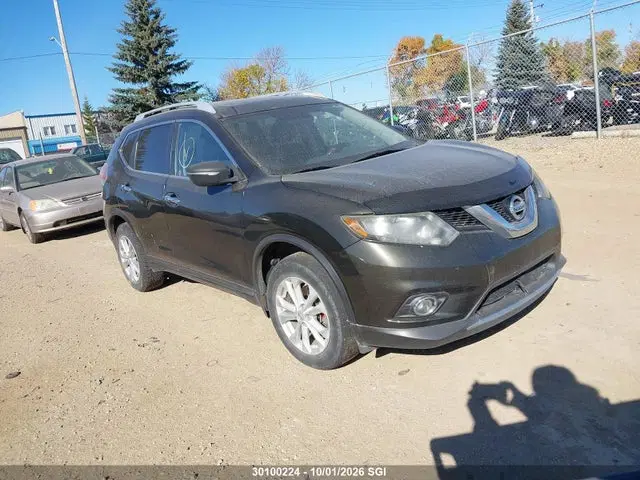 5N1AT2MV7EC862646 — 2014 Nissan Rogue S/sl/sv, Left Side, фото до ремонта