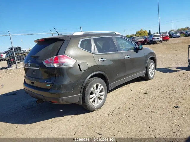 2014 Nissan Rogue S/sl/sv VIN 5N1AT2MV7EC862646 фото 4