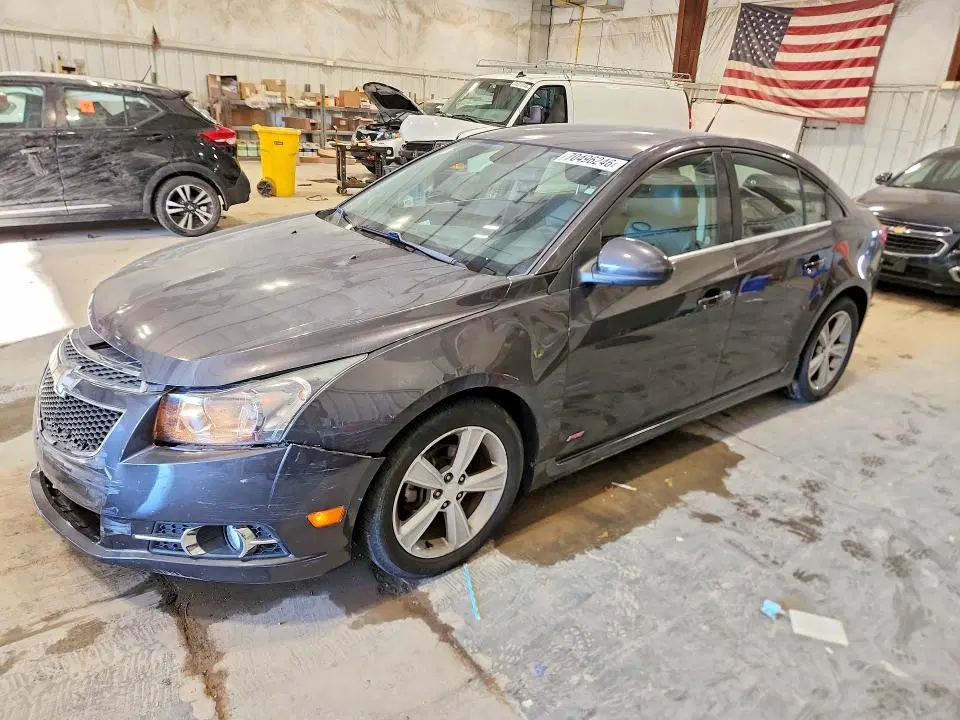 1G1PE5SBXE7360766 — 2014 Chevrolet Cruze, FRONT END, фото до ремонта